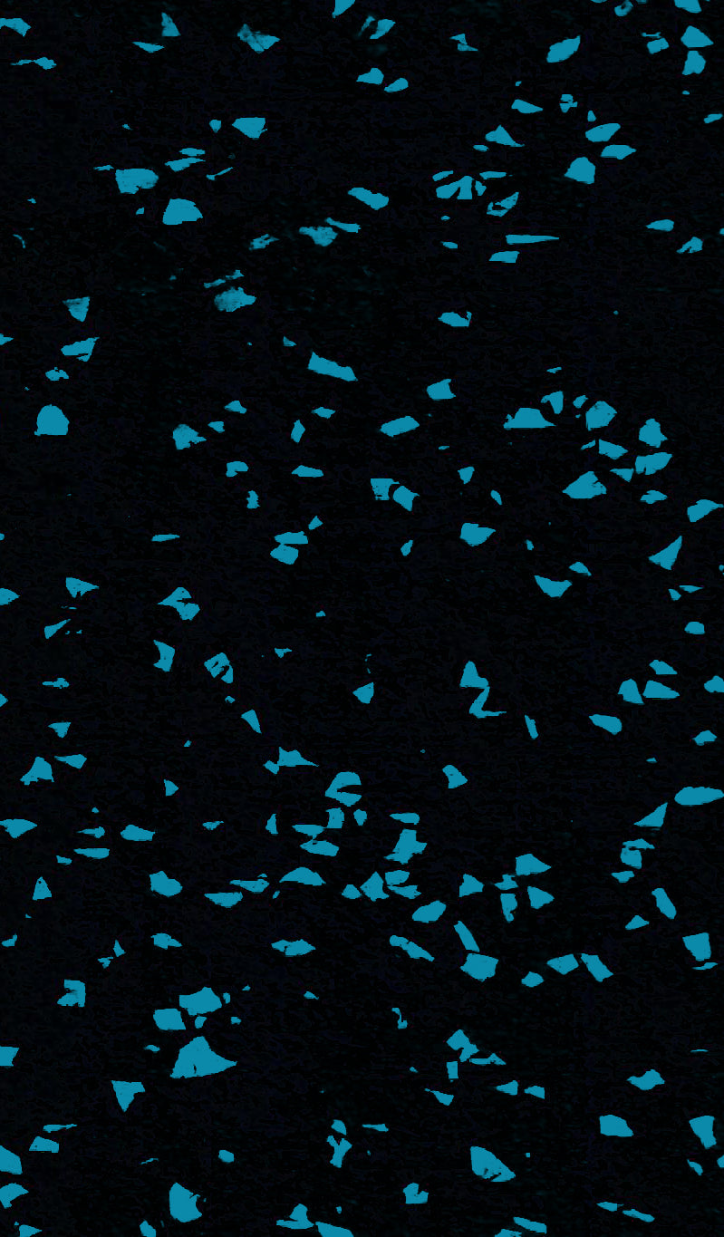 Harbinger Rubber Roll Sport Floor - 20% Blue
