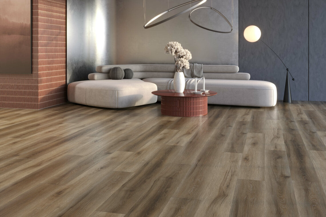 Kennedy Solar Shamrock Surfaces Vinyl Stone Core Plank - Chandon Oak