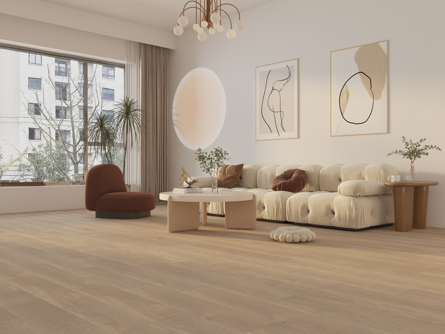 Vidar 9 Collection 3/4" Engineered Hardwood - American Oak Daisy
