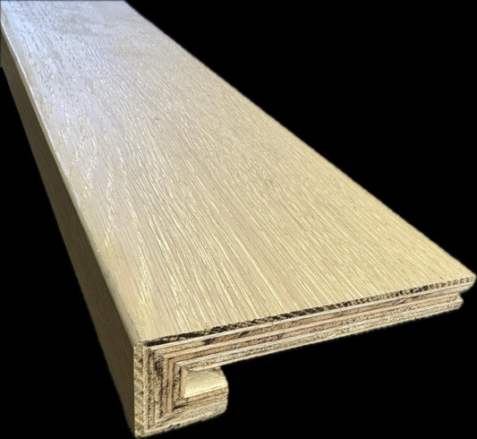Engineered Hardwood Flush Square Nosing - Custom Stair Nose