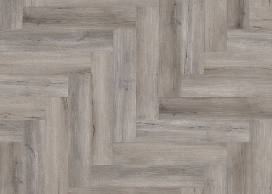 CYRUS FLOORS Herringbone Vinyl SPC - Frosted AS001