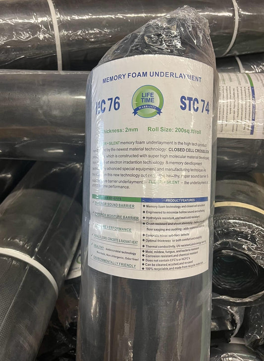 Underlay - Memory Foam Vinyl Underlayment