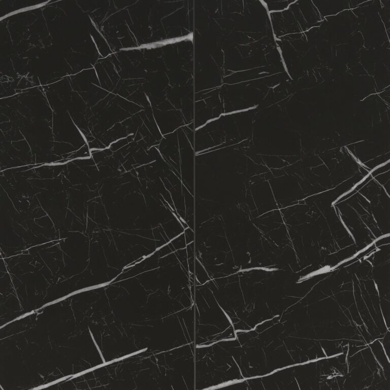 Taiga Curate High Gloss Viny Tile- Nero Marquina