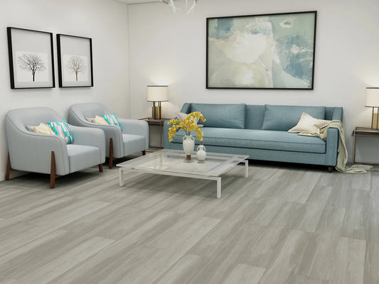 FloorTek Luxury Vinyl Plank LVP Caroline collection - River Rock