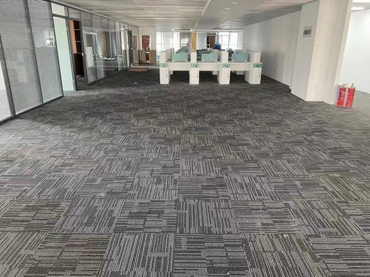 FloorTek Commercial Carpet Tile Grover Collection - Trail Lake