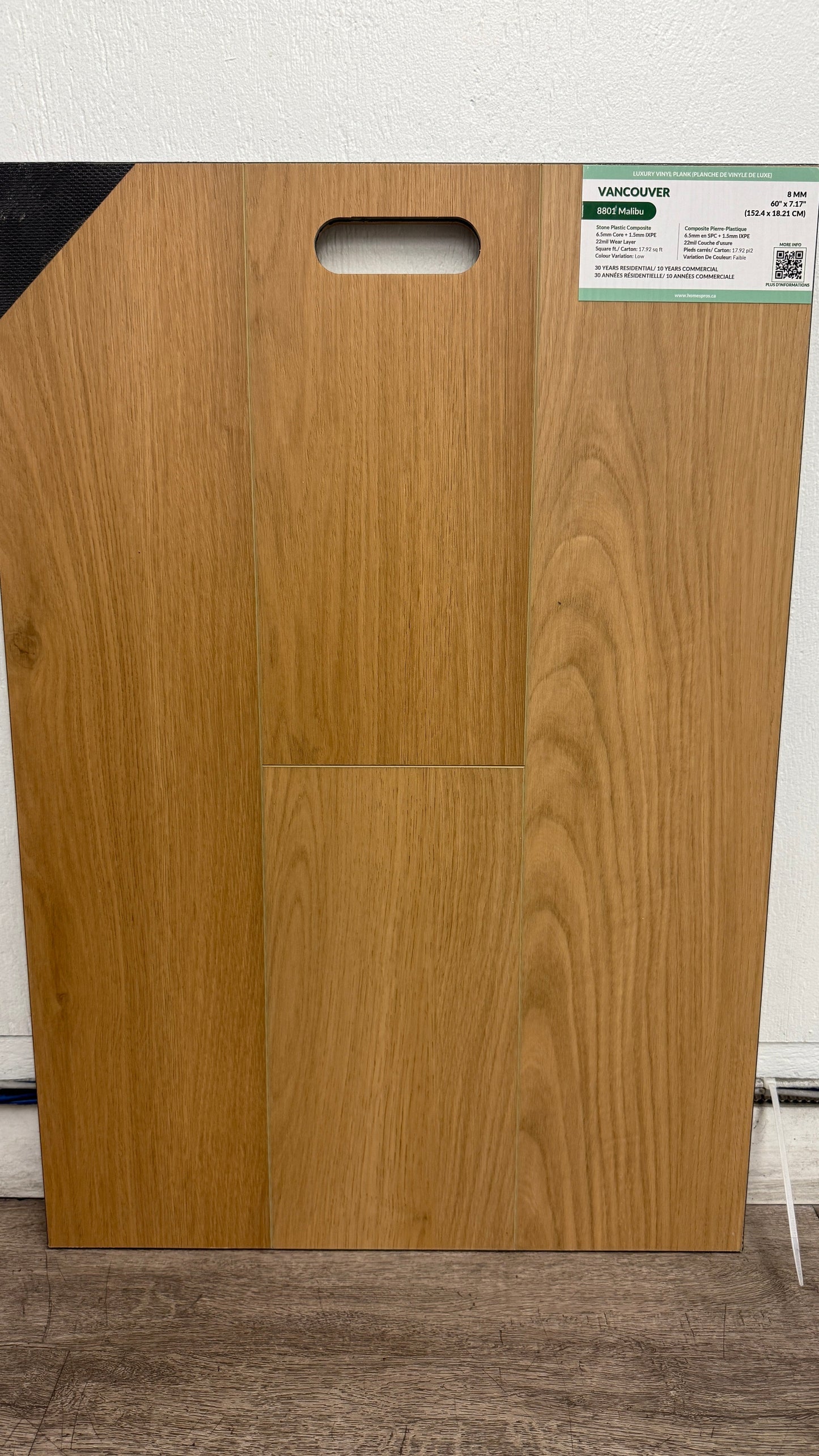 Home's Pro Vancouver Vinyl SPC - Malibu 8801