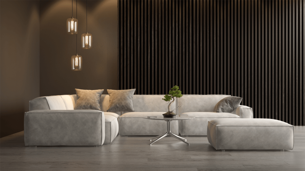ACOUSTIC OAK VENEER Wall Panel VWP23 - W ESPRESSO BROWN (WIDE) - D & R Flooring