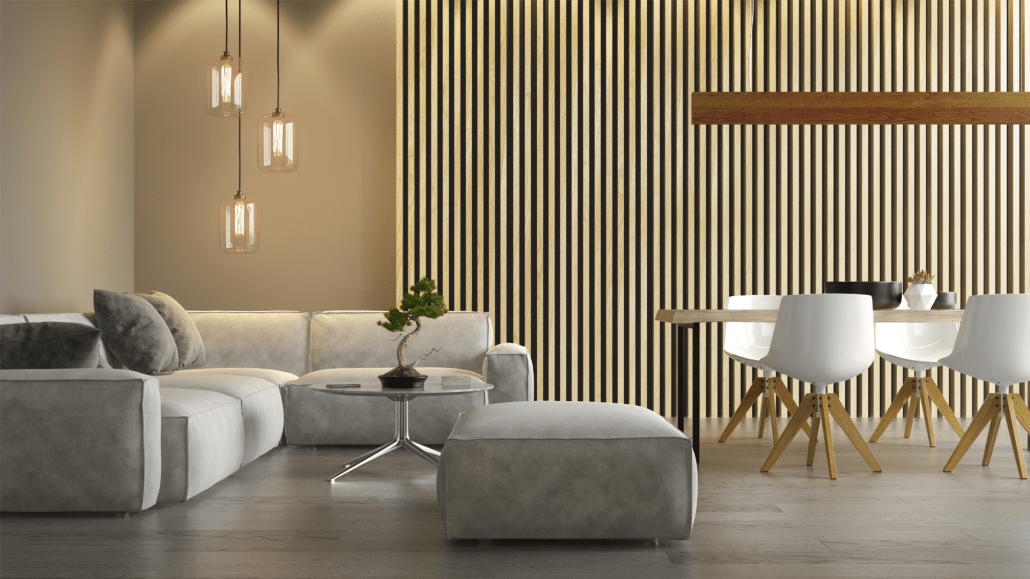 ACOUSTIC OAK VENEER Wall Panel VWP26 - T PICKLED OAK (THIN) - D & R Flooring