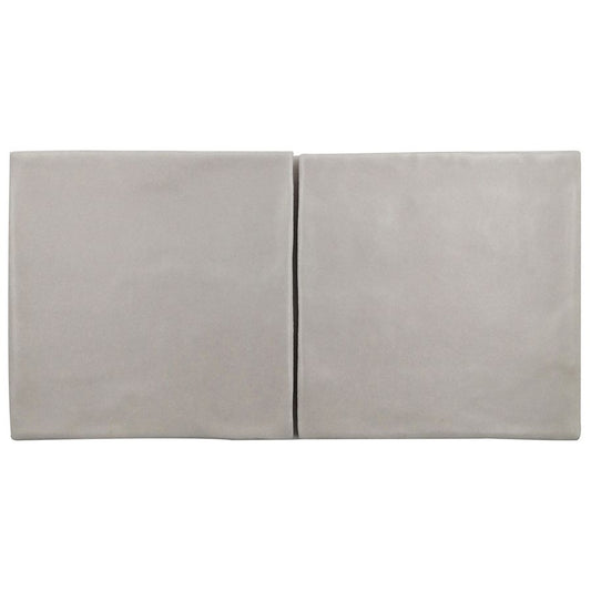Artigiano 5" x 5" Canvas Matte tile installed in a shower wall surroundings a smooth, uniform matte tile.