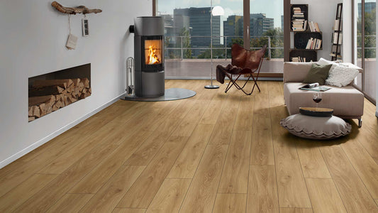 Euro Style German Laminate ReadyFix Lounge - Caramel Pistachio Oak