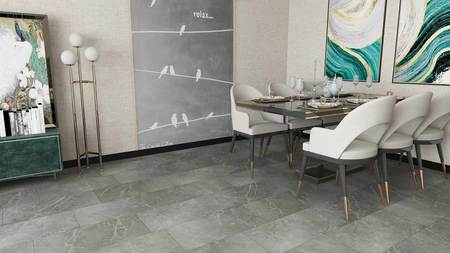 EUROSTYLE Venice Ultracore Waterproof Premium Engineered Vinyl Tile - Torino