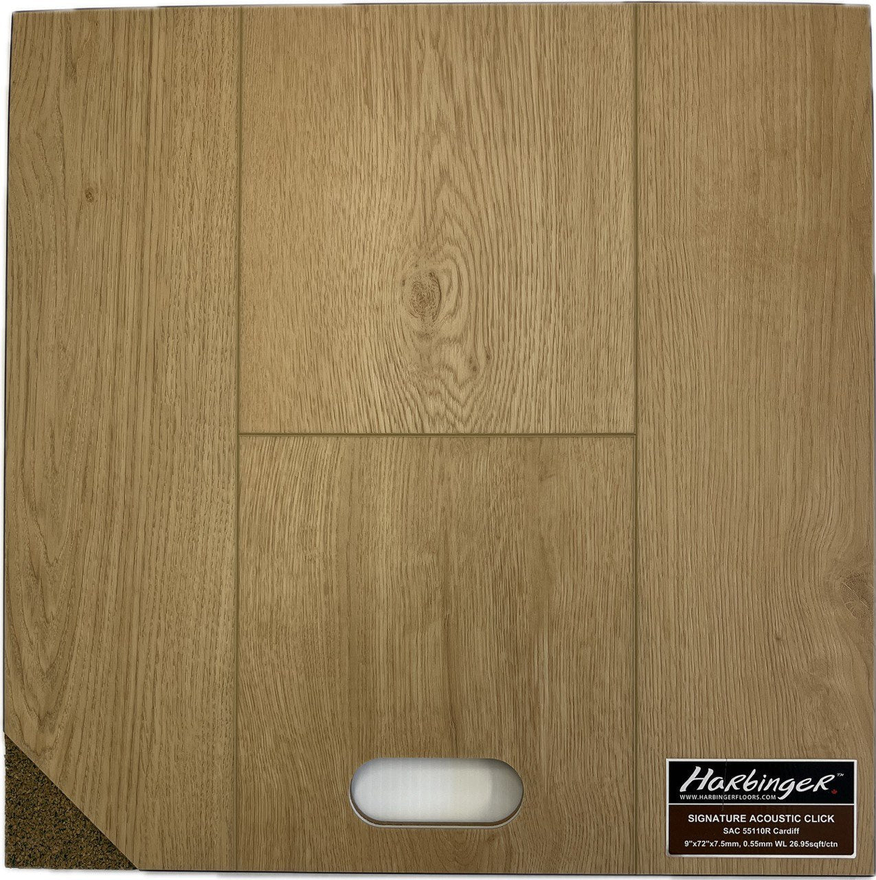 Harbinger Signature Acoustic Click Vinyl Plank - Cardiff SAC 55110R - D & R Flooring