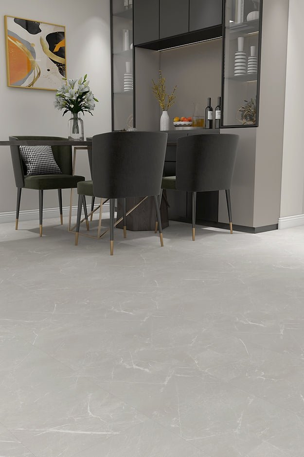 Harbinger The Quiet Zone Vinyl Tile - Coastal Fog - D & R Flooring