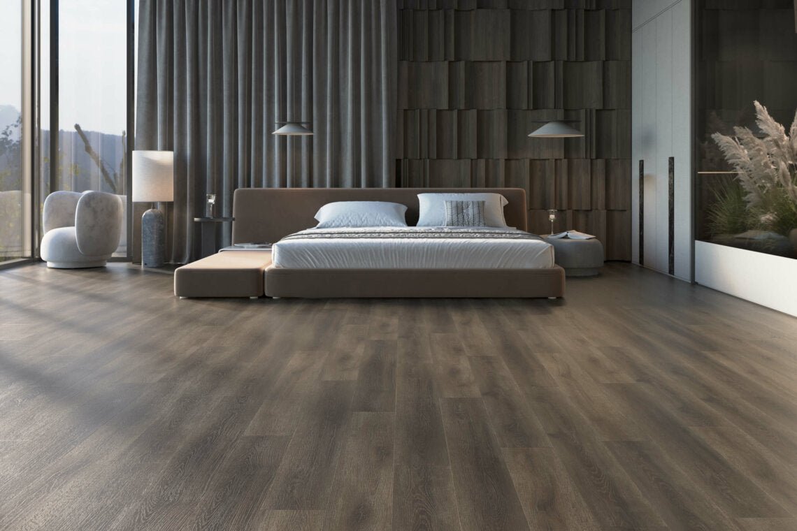 Kennedy Solar Shamrock Surfaces Vinyl Stone Core Plank - Daytona Oak - D & R Flooring