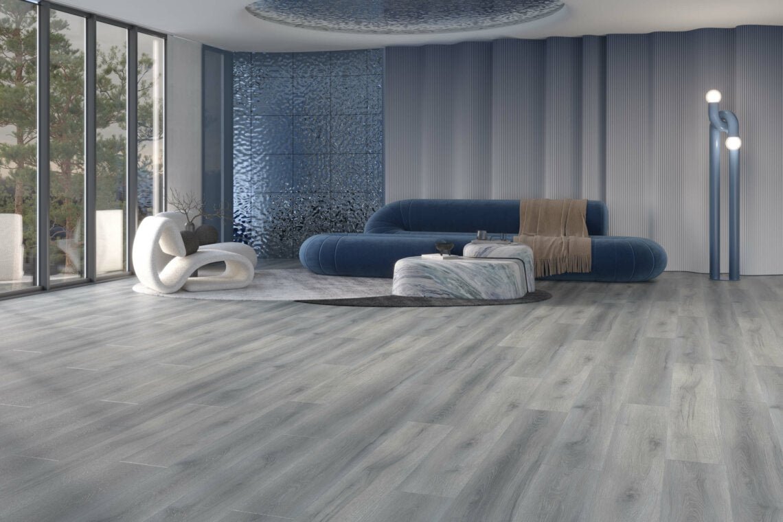 Kennedy Solar Shamrock Surfaces Vinyl Stone Core Plank - Tulare Oak - D & R Flooring