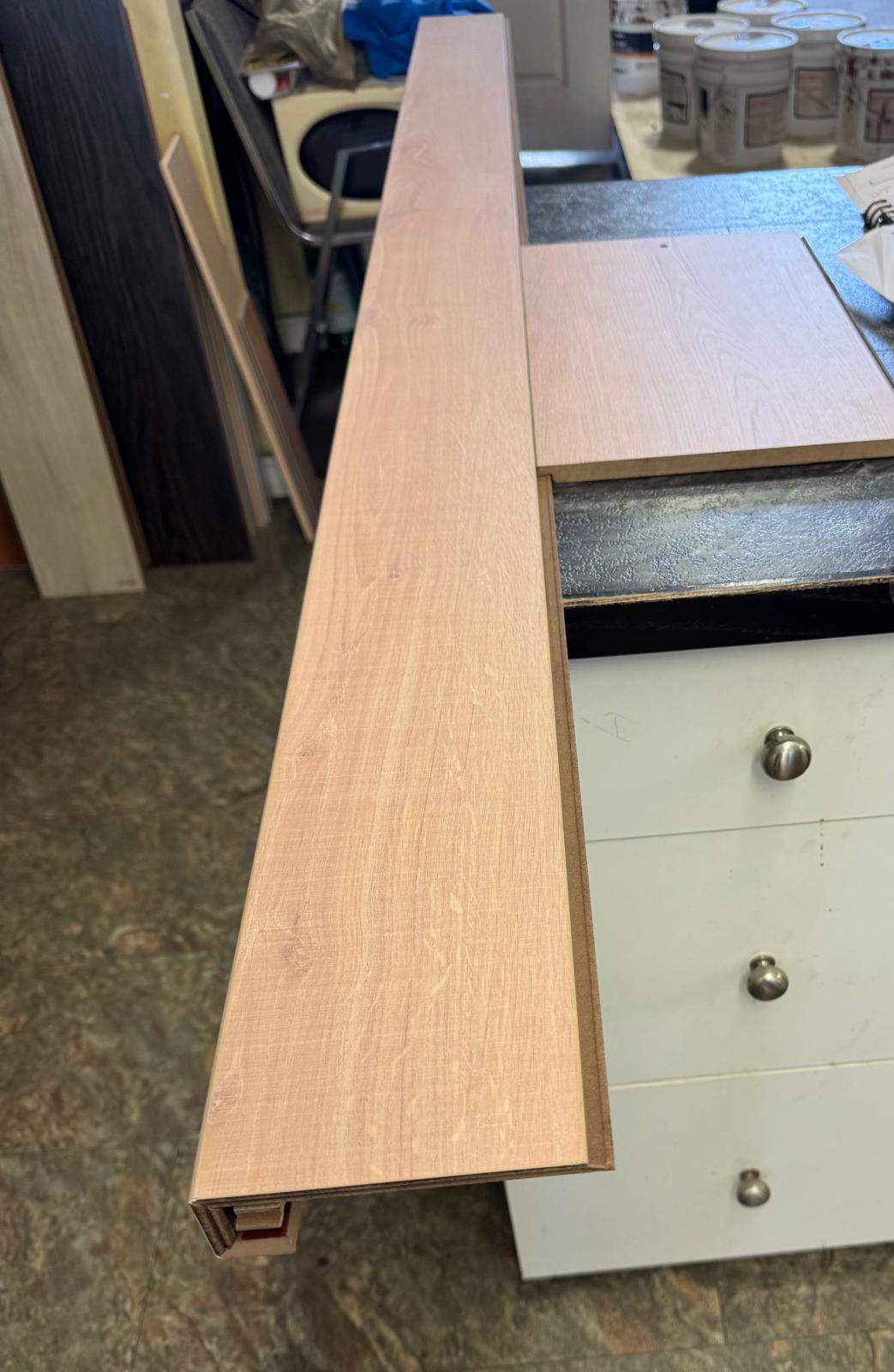Laminate Flush Square Nosing - Custom Stair Nose - D & R Flooring