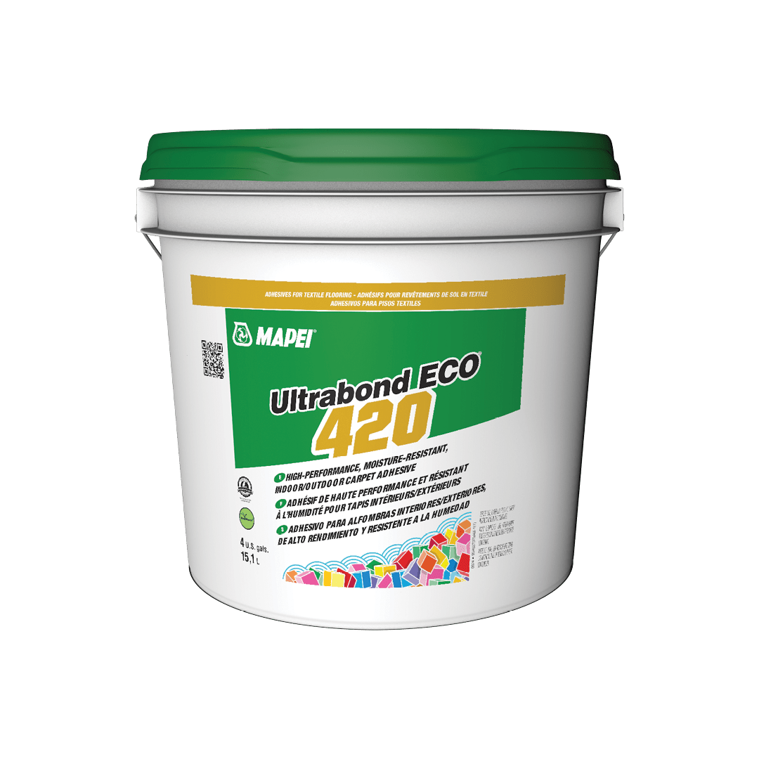 Mapei Ultrabond Eco 420 - Moisture - Resistant Indoor/Outdoor Carpet Adhesive - 15.1 L - D & R Flooring