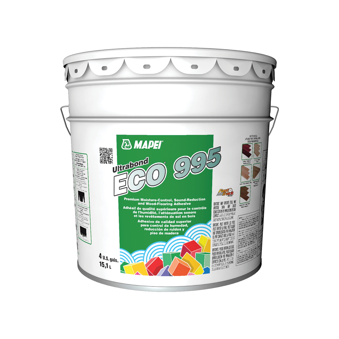 Mapei Ultrabond Eco 995 - Moisture - Control and Sound - Reduction Wood - Flooring Adhesive - 15.1 L - D & R Flooring