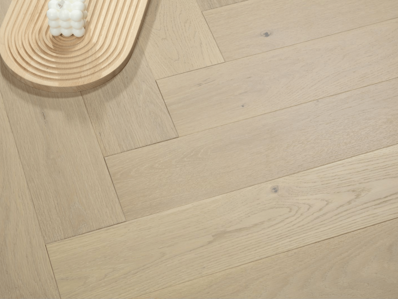 VIDAR Engineered Hardwood American Oak - Herringbone Naked Oak - D & R Flooring