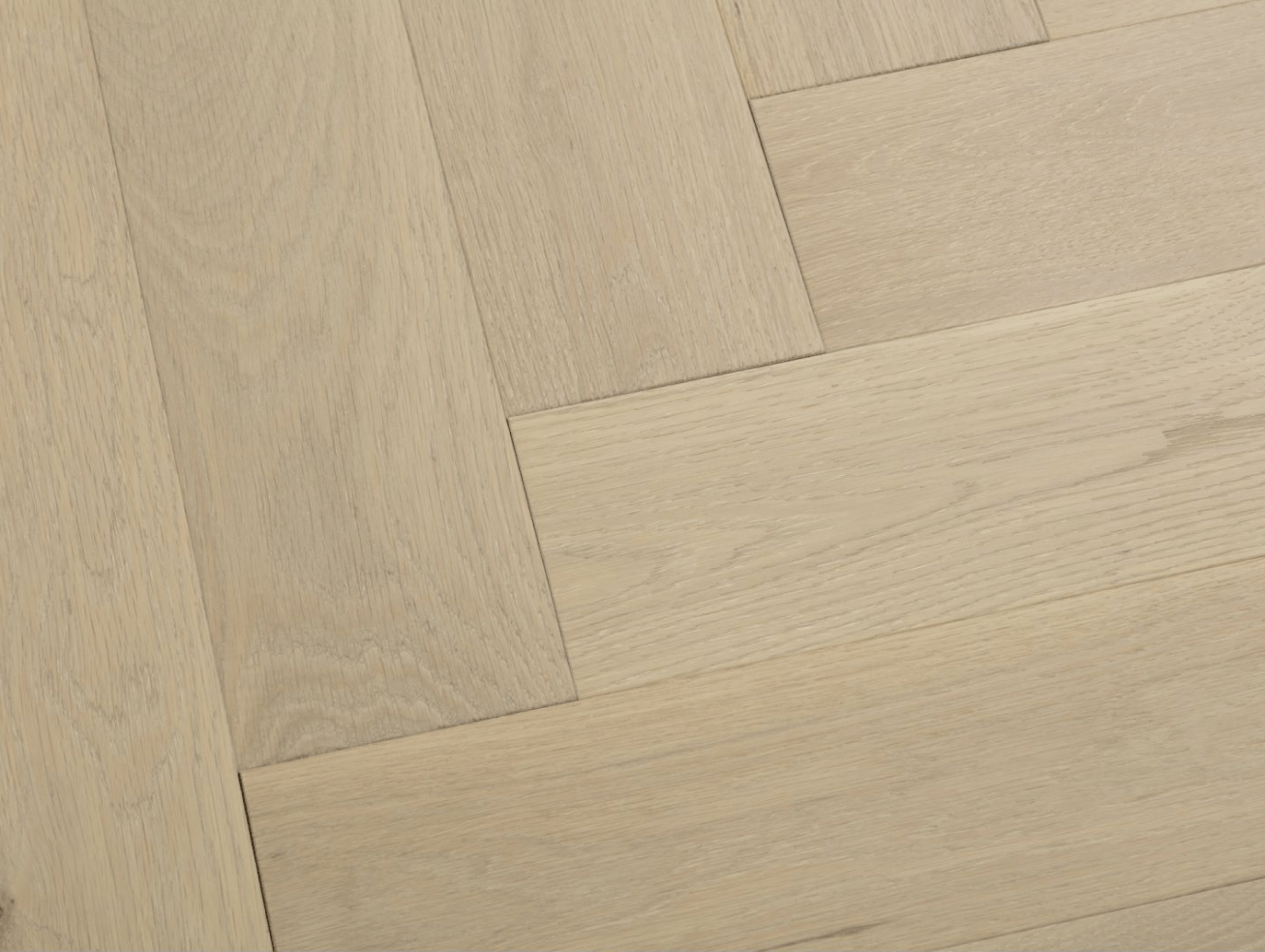VIDAR Engineered Hardwood American Oak - Herringbone Naked Oak - D & R Flooring