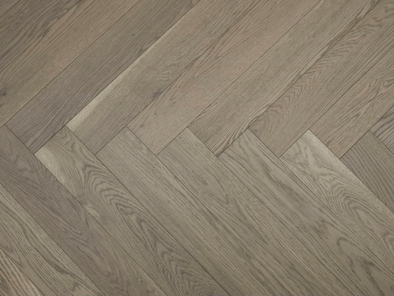 VIDAR Engineered Hardwood American Oak - Herringbone Toffee Crunch - D & R Flooring
