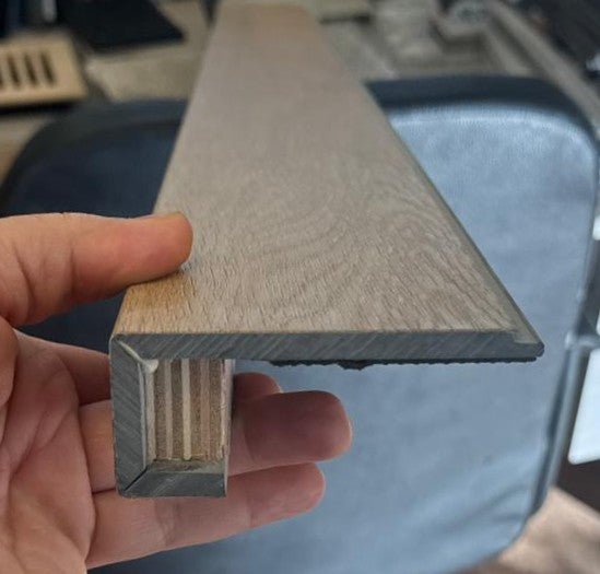 Vinyl SPC Flush Square Nosing - Custom Stair Nose - D & R Flooring