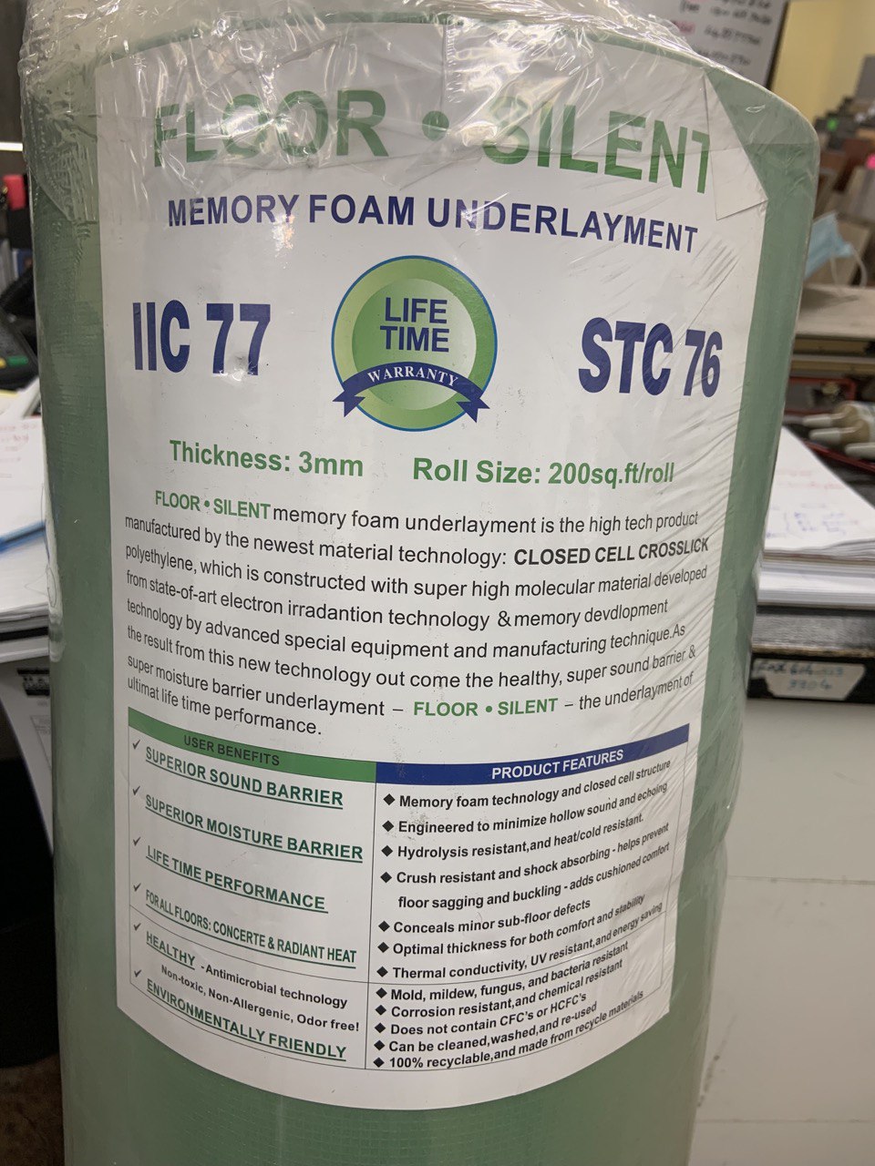 UNderlay Floor Silent-D&R Flooring