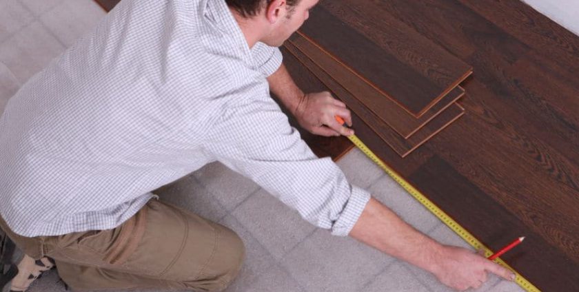 Installing laminate flooring on ceramics