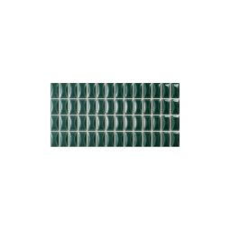Emerald bevel gloss ceramic wall tile from the 3D Bars collection, showing the beveled surface and glossy finish