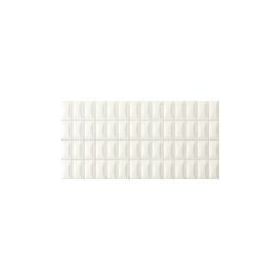 3D Bars 5x10 quartz bevel matte glazed ceramic wall tile, front view