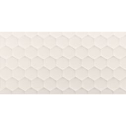 4D Max | 16"x 32" White Hexagon