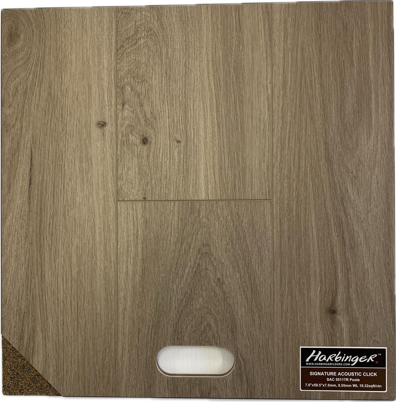 Harbinger Signature Acoustic Click Vinyl Plank - Poole SAC 55111R