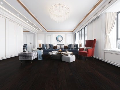 Vidar 6 Collection 3/4" Engineered Hardwood-American Oak Black Brown