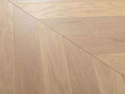 Vidar Chevron  3/4" Engineered Hardwood - American Oak Driftwood