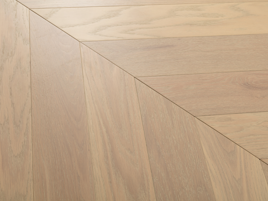 Vidar Chevron  3/4" Engineered Hardwood - American Oak Driftwood