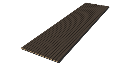 ACOUSTIC OAK VENEER Wall Panel VWP23-W  ESPRESSO BROWN (WIDE)