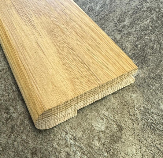 Solid Wood Flush Round Nosing - Custom Stair Nose