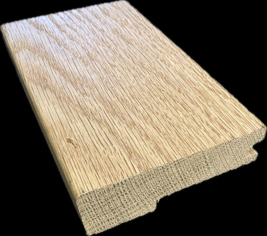 Solid Wood Flush Square Nosing - Custom Stair Nose