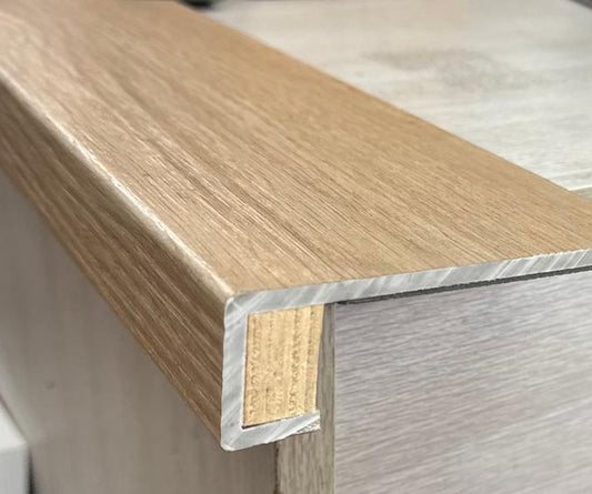 Vinyl SPC Flush Square Nosing - Custom Stair Nose