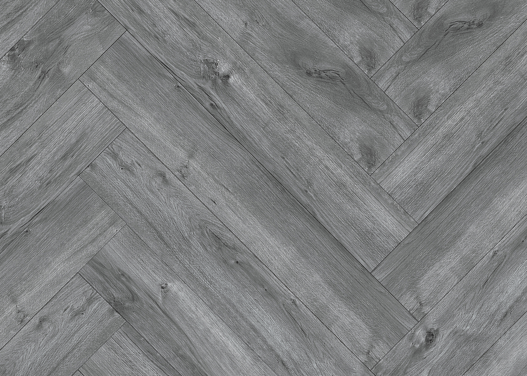 CYRUS FLOORS Herringbone Vinyl SPC - Grey Tint AS002