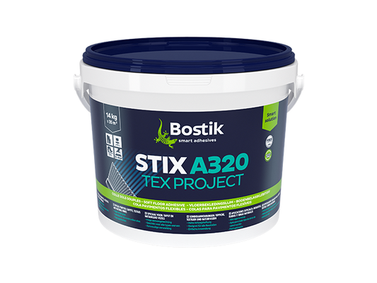 BOSTIK STIX A320 TEX PROJECT GLUE Adhesive 14kg