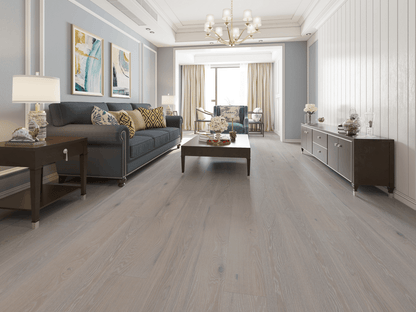 VIDAR Engineered Hardwood White Oak - Silver Stone 9"