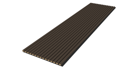 ACOUSTIC OAK VENEER Wall Panel VWP23 - T ESPRESSO BROWN (THIN) - D & R Flooring