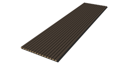 ACOUSTIC OAK VENEER Wall Panel VWP23 - W ESPRESSO BROWN (WIDE) - D & R Flooring