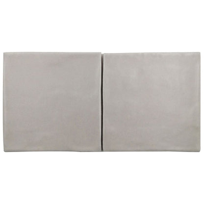 Artigiano 5" x 5" Canvas Matte tile installed in a shower wall surroundings a smooth, uniform matte tile.