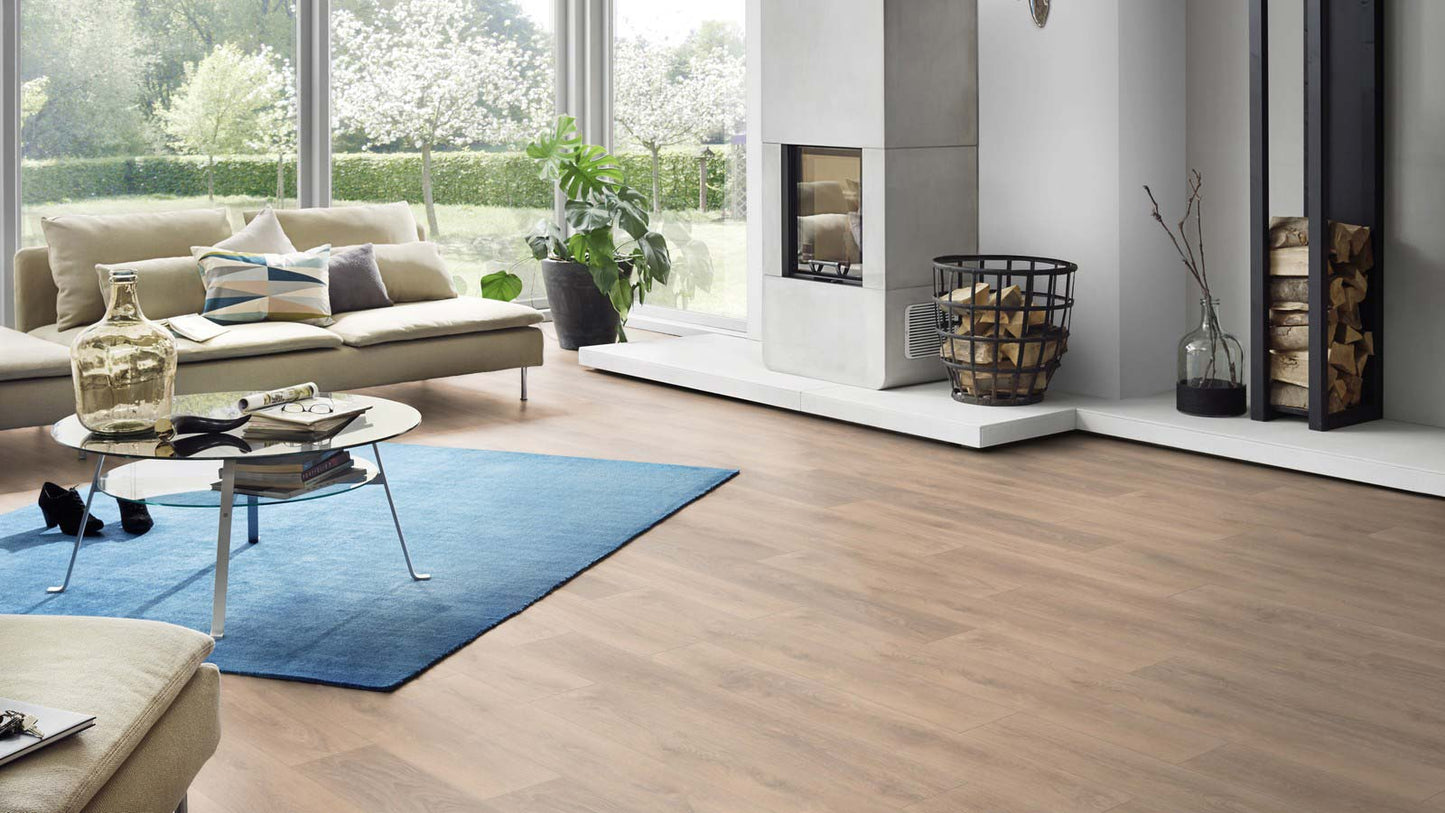 Euro Style German Laminate Atlantic 12 - Light Brushed Oak