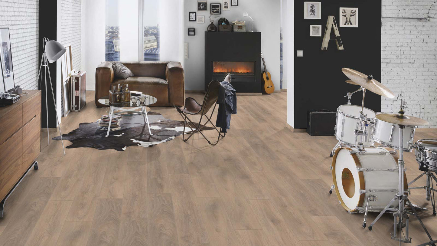 Euro Style German Laminate Atlantic 12 - Light Brushed Oak