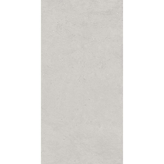 A room scene featuring Canve Argile 12x24 Glazed Porcelain Tiles installed on a floor, showcasing the moderate variation.