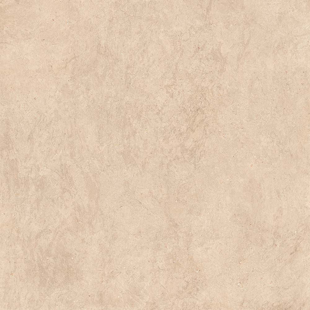 Room scene featuring Canve Sable 24x24 glazed porcelain tiles on the floor, highlighting its contemporary aesthetic