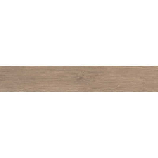 Full view of the Cocoon Ease 8x48 tile laid out, highlighting its elongated plank format